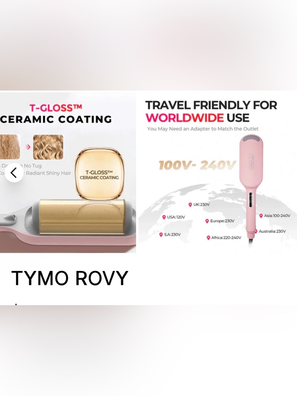 Tymo Rovy Wave Curling Iron Compact - New, unopened - Picture 6 of 10
